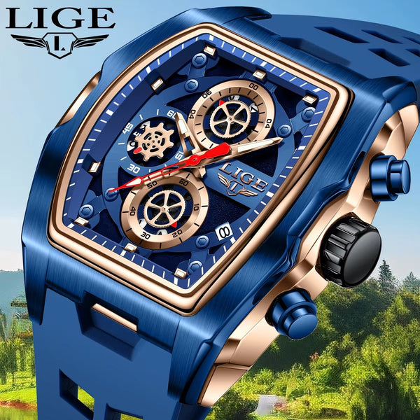 LIGE Luxury Watch Every Man Wants - Perfect Gift
