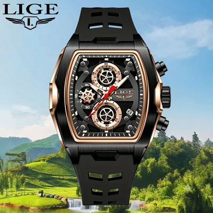 LIGE Luxury Watch Every Man Wants - Perfect Gift